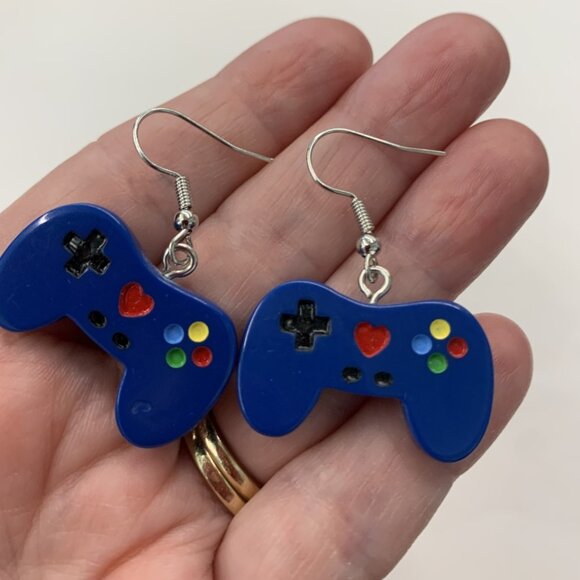 X Box Earrings, Gaming Earrings, Novelty Earrings, Gift Idea, Silly Earr… - Picture 1 of 4